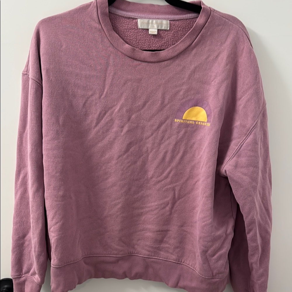 Spiritual Gangster Lavender Crewneck Sweatshirt